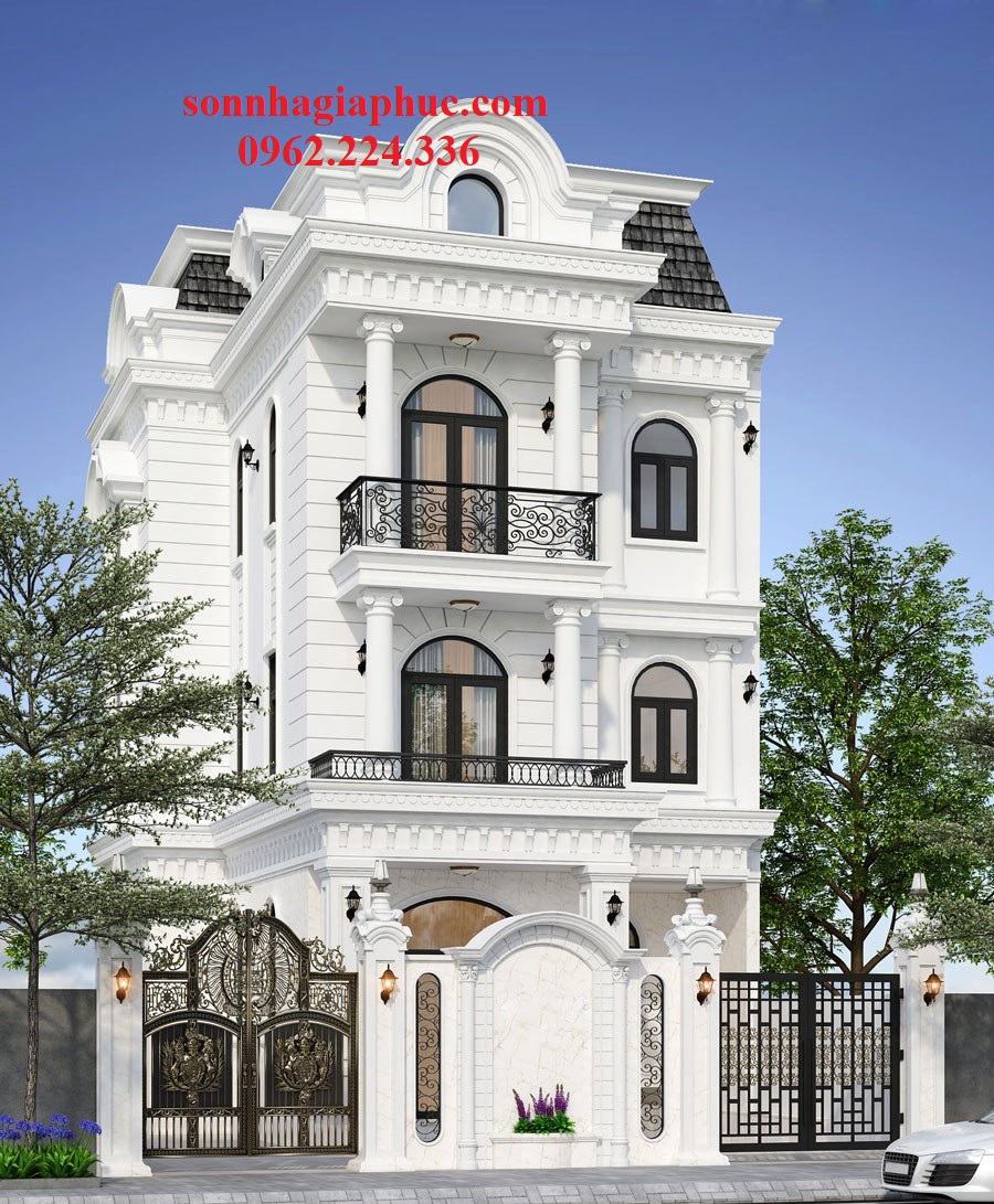 Xu hướng màu sơn biệt thự đẹp và sang trọng nhất hiện nay  WEDO  Công ty  Thiết kế Thi công xây dựng chuyên nghiệp hàng đầu Việt Nam